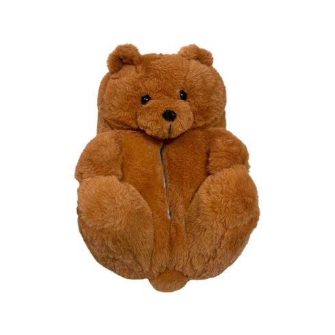 Tan Teddy Slippers - CaribeHeart Teddy